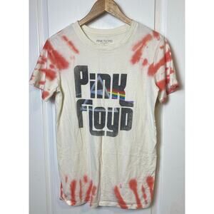 Pink Floyd Men's Dark Side of Moon Tie Dye Short Sleeve T-Shirt Size Small